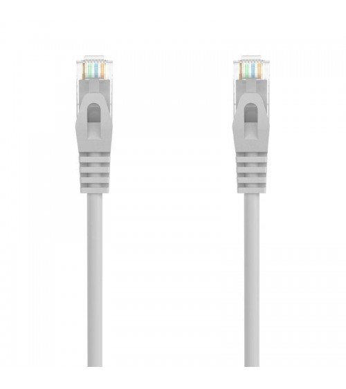 Cable de red rj45 awg24 utp aisens a145-0553 cat.6a/ lszh/ 30cm/ gris