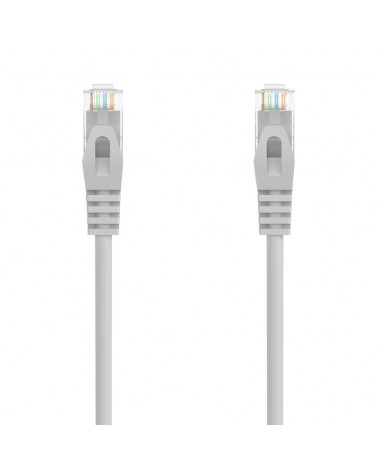 Cable de red rj45 awg24 utp aisens a145-0554 cat.6a/ lszh/ 1.5m/ gris