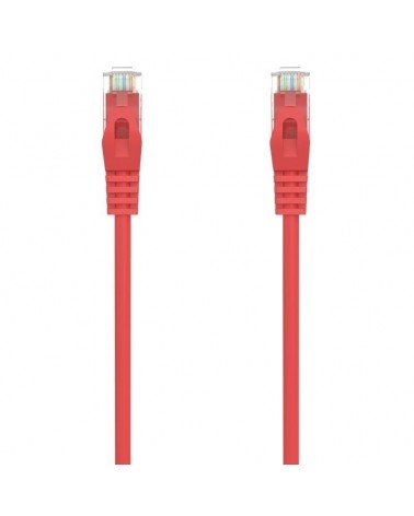 Cable de red rj45 awg24 utp aisens a145-0559 cat.6a/ lszh/ 1m/ rojo
