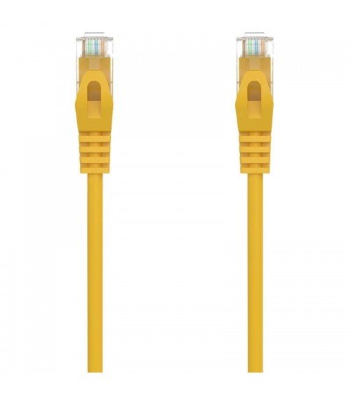Cable de red rj45 awg24 utp aisens a145-0564 cat.6a/ lszh/ 30cm/ amarillo