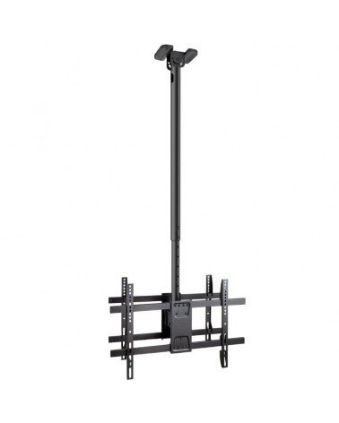 Soporte de techo giratorio/ inclinable/ nivelable tooq lpce2286tsli-xl-b para 2 tv de 43-86'/ hasta 100kg