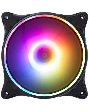 Ventilador hiditec n18 argb/ 12cm/ negro