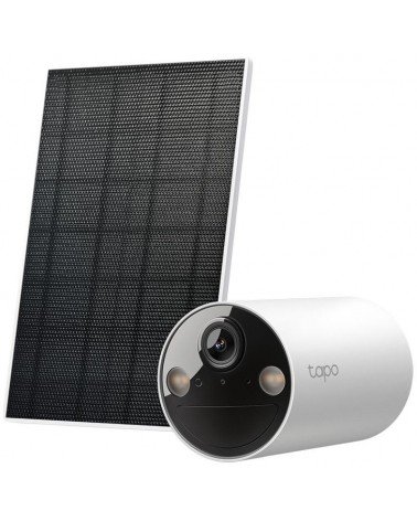 Cámara de videovigilancia tp-link tapo tc82 kit/ visión nocturna/ control desde app/ incluye panel solar