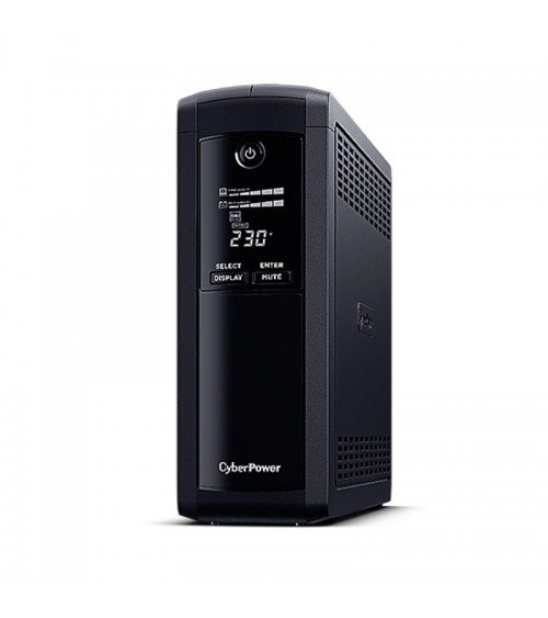 Sai línea interactiva cyberpower vp1200elcd-de/ 1200va-720w/ 5 salidas/ formato torre
