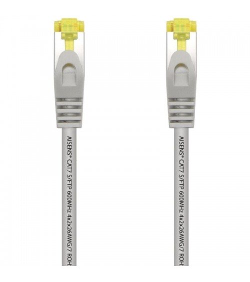 Cable de red rj45 s/ftp aisens a146-0332 cat.7/ 25cm/ gris