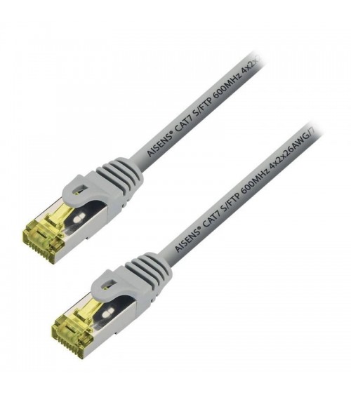 Cable de red rj45 s/ftp aisens a146-0333 cat.7/ 50cm/ gris
