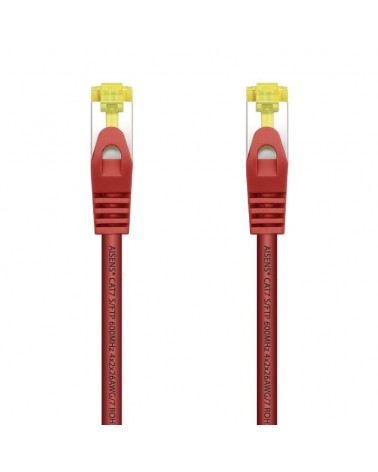 Cable de red rj45 sftp aisens a146-0470 cat.7/ 1m/ rojo