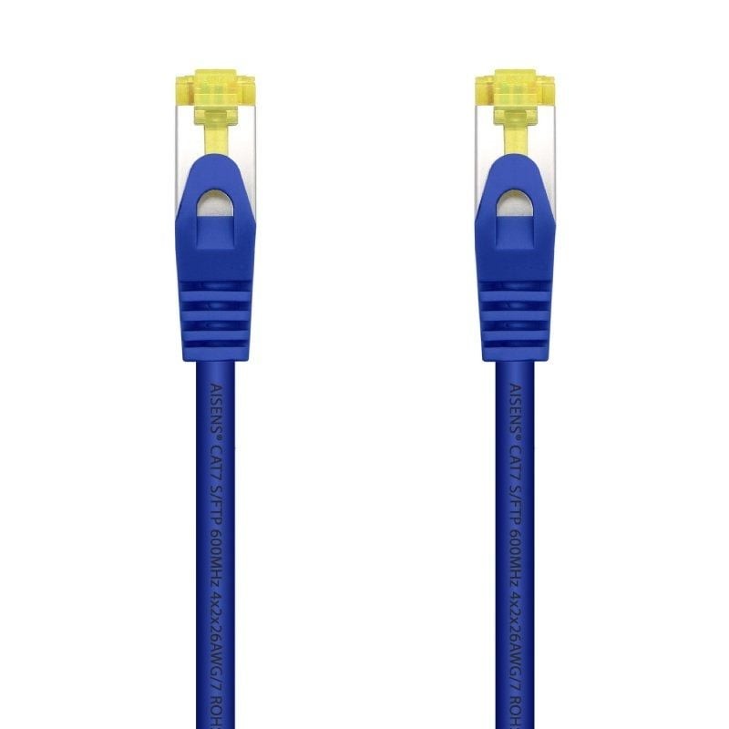 Cable de red rj45 sftp aisens a146-0476 cat.7/ 25cm/ azul
