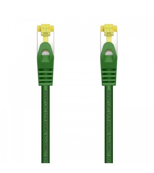 Cable de red rj45 sftp aisens a146-0482 cat.7/ 1m/ verde