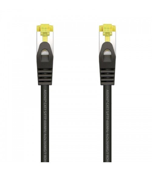 Cable de red rj45 sftp aisens a146-0486 cat.7/ 1m/ negro