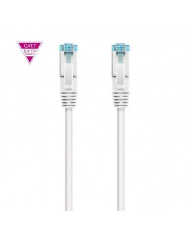 Cable de red rj45 sftp nanocable 10.20.1701-w cat.7/ 1m/ blanco