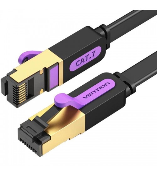 Cable de red rj45 sftp vention icdbd cat7/ 50cm/ negro