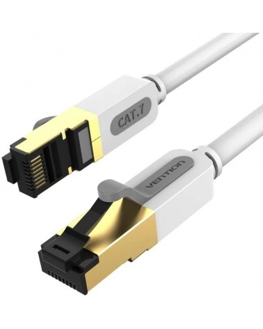 Cable de red rj45 sftp vention icdhf cat.7/ 1m/ gris