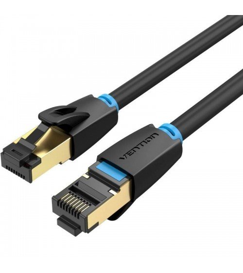 Cable de red rj45 sftp vention ikabk cat.8/ 8m/ negro