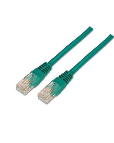 Cable de red rj45 utp aisens a133-0194 cat.5e/ 1m/ verde