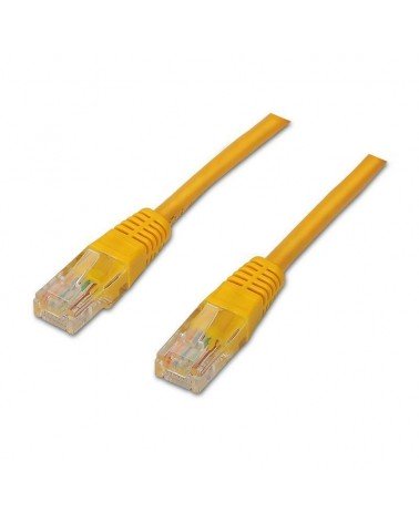 Cable de red rj45 utp aisens a135-0254/ cat.6/ 1m/ amarillo
