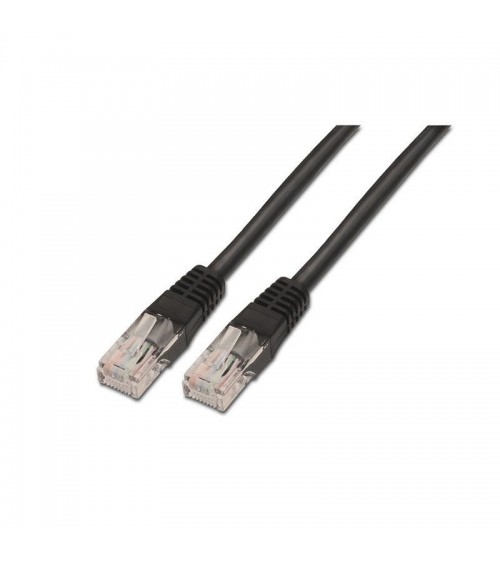 Cable de red rj45 utp aisens a135-0258/ cat.6/ 1m/ negro