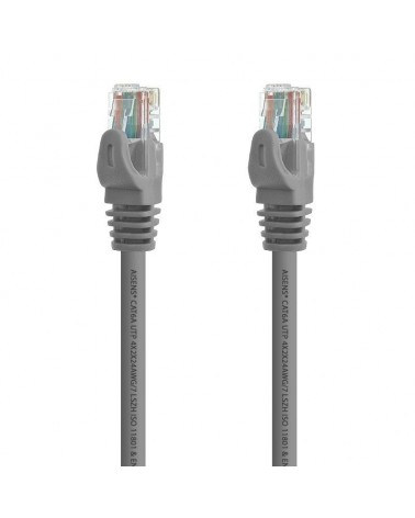 Cable de red rj45 utp aisens a145-0325 cat.6a/ 50cm/ gris