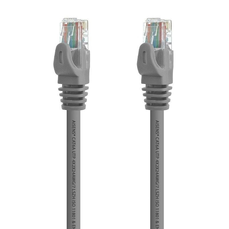Cable de red rj45 utp aisens a145-0329 cat.6a/ 5m/ gris