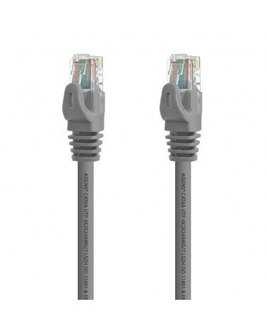 Cable de red rj45 utp aisens a145-0330 cat.6a/ 10m/ gris