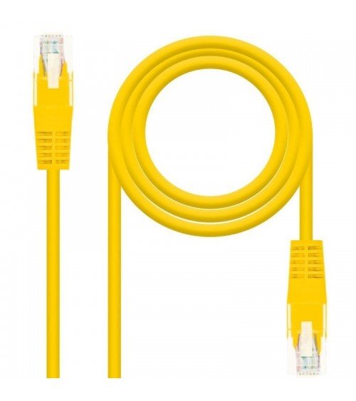 Cable de red rj45 utp nanocable 10.20.0400-l30 cat.6/ 30cm/ amarillo