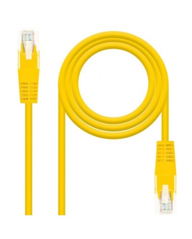 Cable de red rj45 utp nanocable 10.20.0400-l30 cat.6/ 30cm/ amarillo