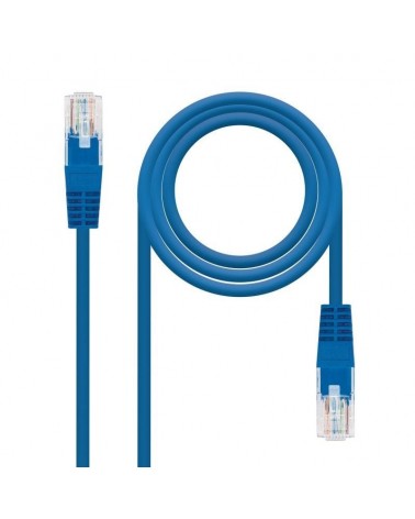 Cable de red rj45 utp nanocable 10.20.0400-l30 cat.6/ 30cm/ azul