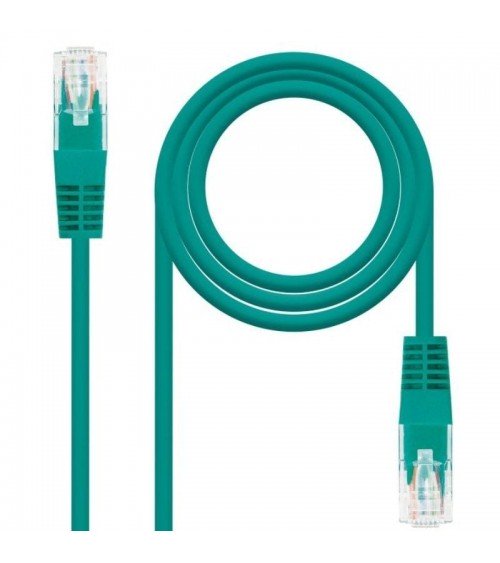 Cable de red rj45 utp nanocable 10.20.0400-l30 cat.6/ 30cm/ verde