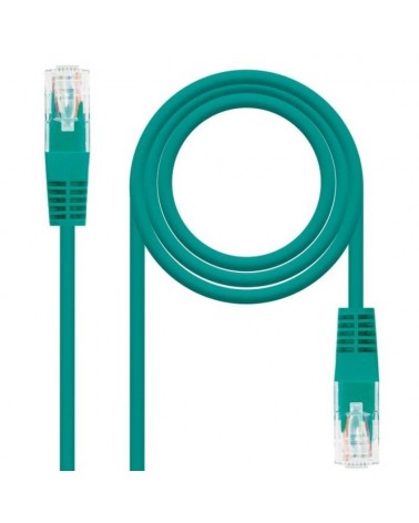 Cable de red rj45 utp nanocable 10.20.0400-l30 cat.6/ 30cm/ verde