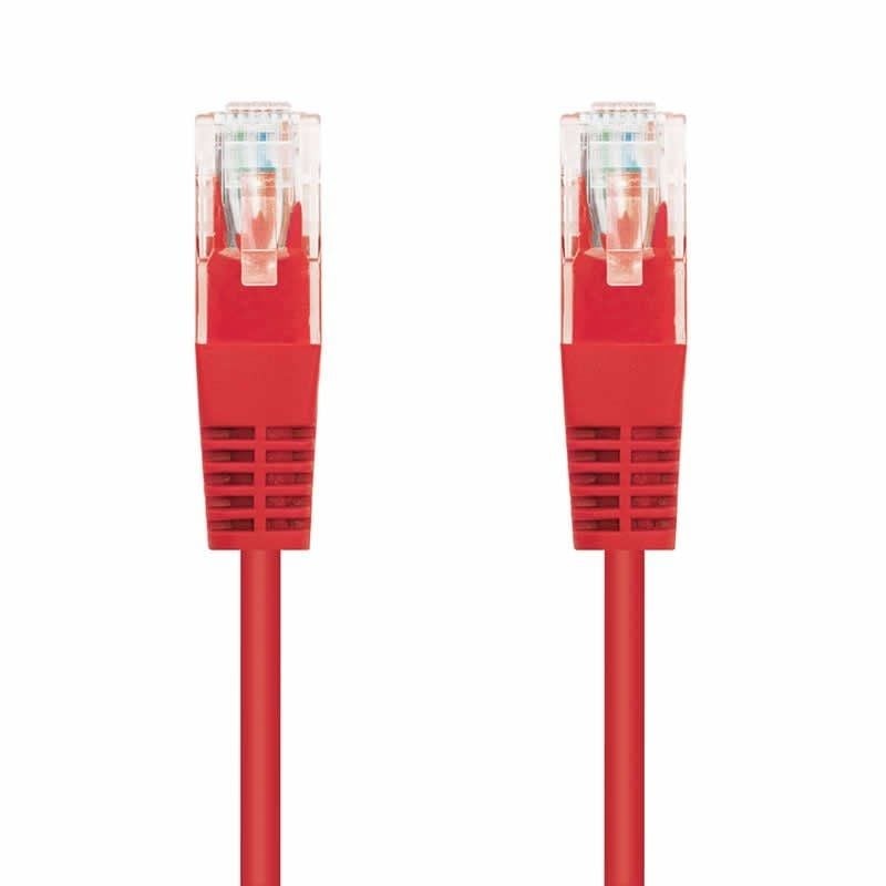 Cable de red rj45 utp nanocable 10.20.0400-r cat.6/ 50cm/ rojo