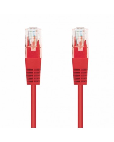 Cable de red rj45 utp nanocable 10.20.0400-r cat.6/ 50cm/ rojo