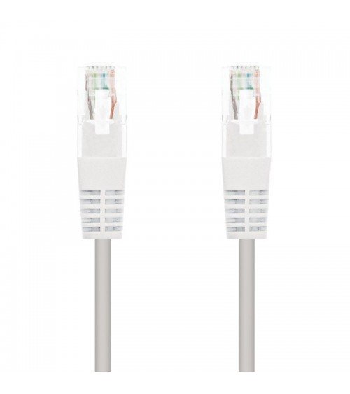Cable de red rj45 utp nanocable 10.20.0400-w cat.6/ 50cm/ blanco