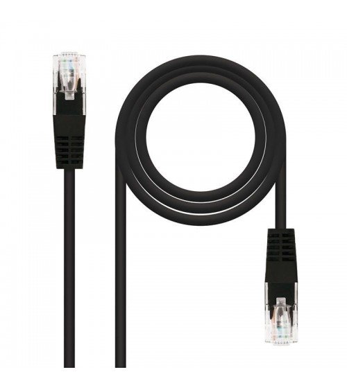 Cable de red rj45 utp nanocable 10.20.0401-bk/ cat.6/ 1m/ negro