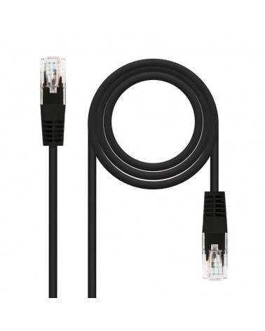 Cable de red rj45 utp nanocable 10.20.0401-bk/ cat.6/ 1m/ negro