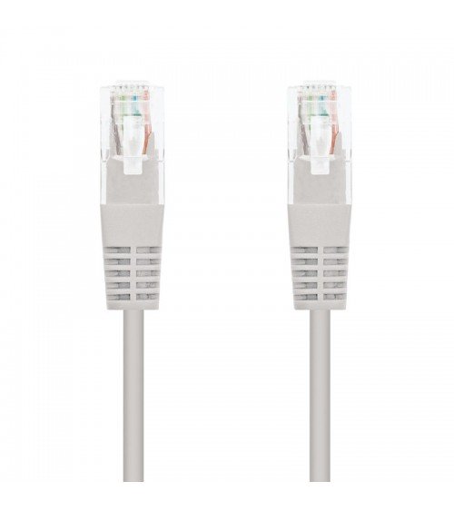 Cable de red rj45 utp nanocable 10.20.0405 cat.6/ 5m/ gris