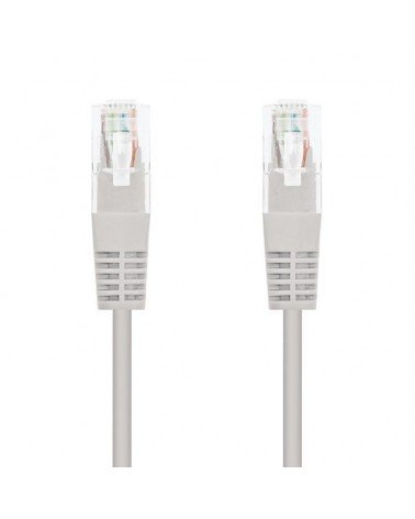 Cable de red rj45 utp nanocable 10.20.0407 cat.6/ 7m/ gris