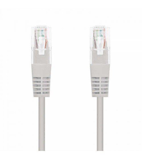 Cable de red rj45 utp nanocable 10.20.0420 cat.6/ 20m/ gris