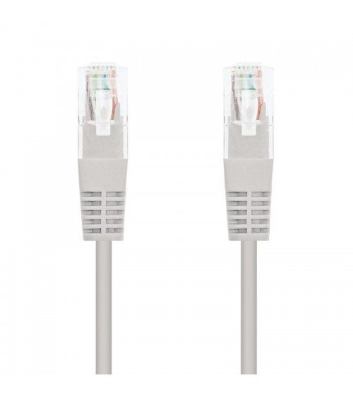 Cable de red rj45 utp nanocable 10.20.1305 cat.6/ 5m/ gris