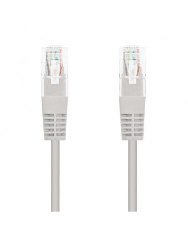 Cable de red rj45 utp nanocable 10.20.1305 cat.6/ 5m/ gris