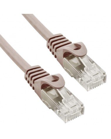 Cable de red rj45 utp phasak phk 1652 cat.6/ 25cm/ gris