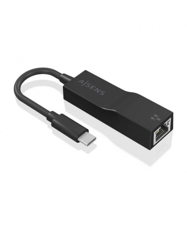 Adaptador usb 3.1 aisens a106-0765/ usb-c macho - rj45 hembra/ 11cm/ negro