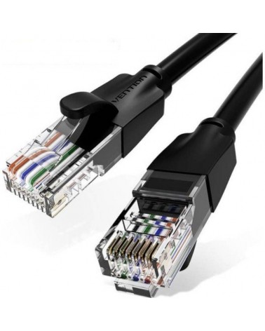 Cable de red rj45 utp vention ibebn cat.6/ 15m/ negro