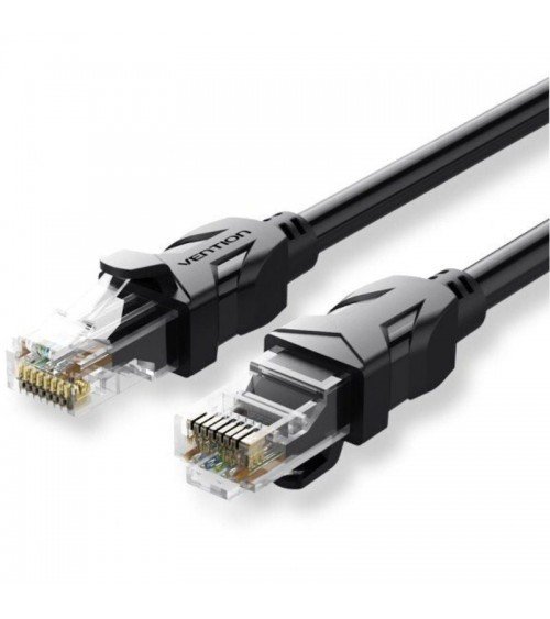 Cable de red rj45 utp vention ibebt cat.6/ 30m/ negro