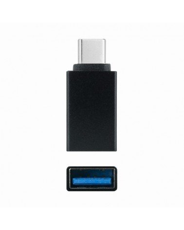 Adaptador usb 3.1 nanocable 10.02.0010/ usb hembra - usb tipo-c macho