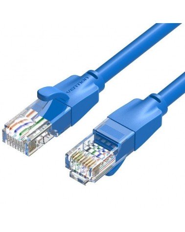 Cable de red rj45 utp vention ibelh cat.6/ 2m/ azul