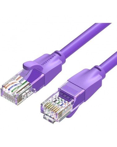 Cable de red rj45 utp vention ibevh cat.6/ 2m/ morado