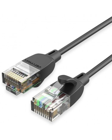 Cable de red rj45 utp vention ibibg cat.6a/ 1.5m/ negro