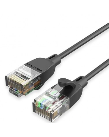 Cable de red rj45 utp vention ibjbk cat.6a/ 8m/ negro