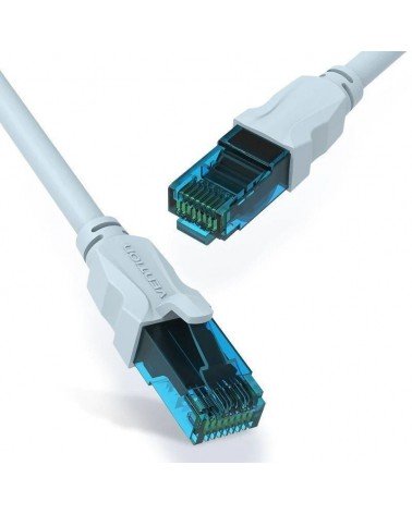 Cable de red rj45 utp vention vap-a10-s100 cat.5e/ 1m/ azul y negro