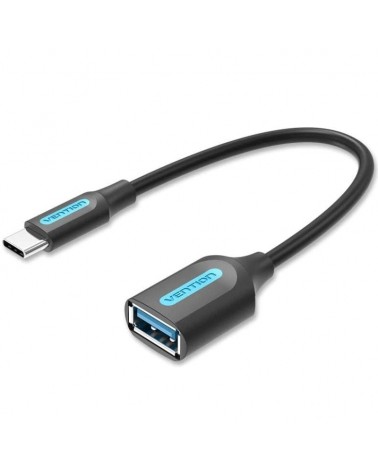 Adaptador usb 3.1 tipo-c vention ccvbb/ usb tipo-c macho - usb hembra